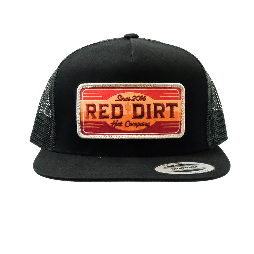 Red Dirt Hat Company Hats Red Dirt Hat Company Black Raw Hide Cap