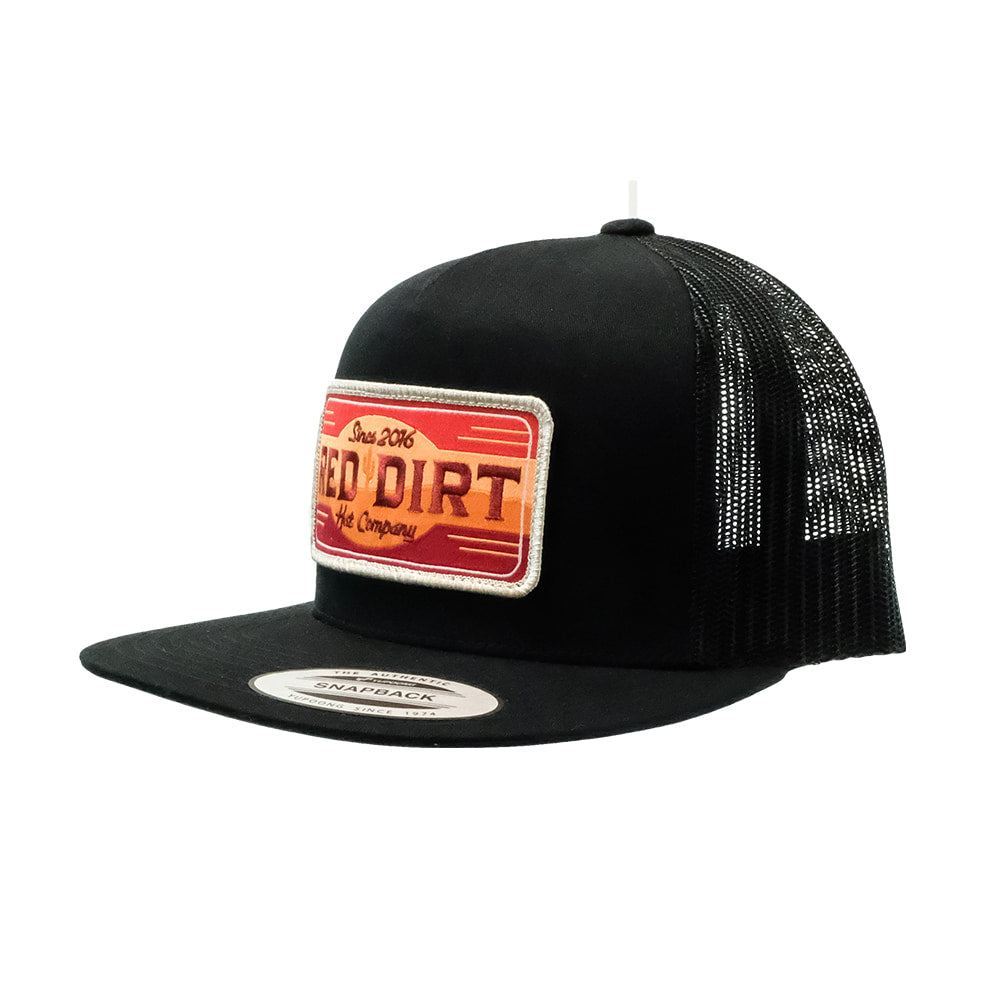 Red Dirt Hat Company Hats Red Dirt Hat Company Black Raw Hide Cap
