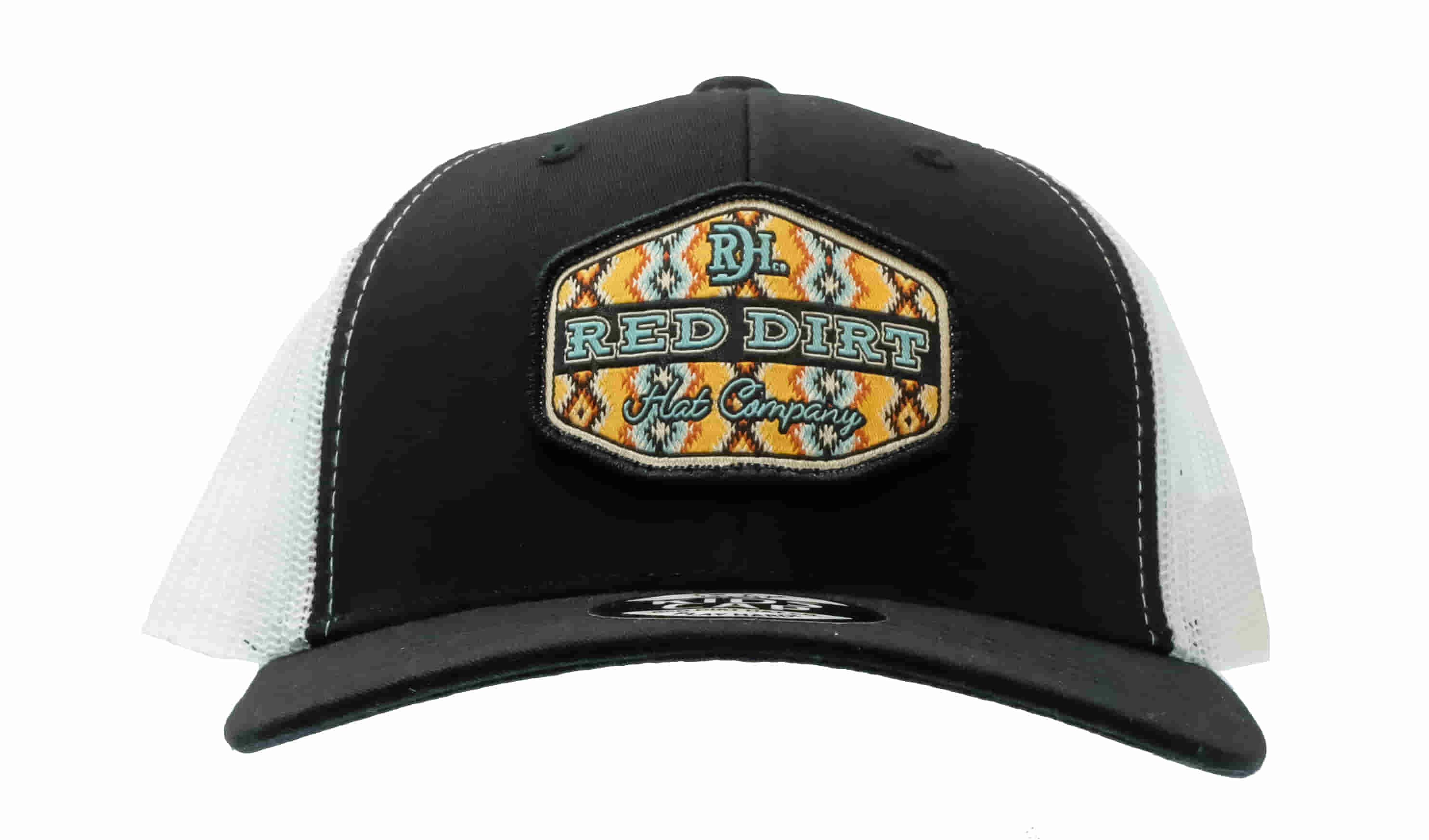 Red Dirt Hat Company Hats Red Dirt Hat Company Free Rein Black And White Curved Bill Youth Cap