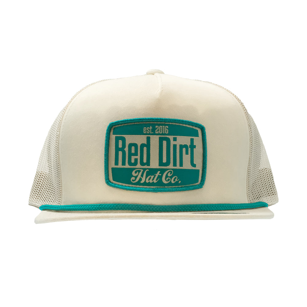 Red Dirt Hat Company Hats Red Dirt Hat Company Stone Yeehaw Turquoise Rope Cap