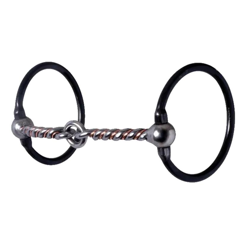 Reinsman Tack Black Steel / 5 Reinsman Black Tie Dee Bit