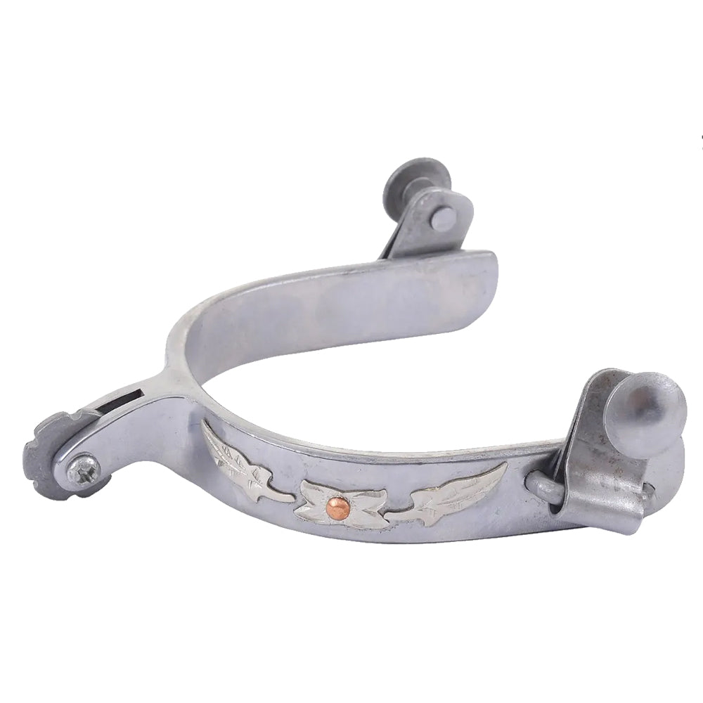 Reinsman Tack Reinsman Men's Floral Roping Spurs