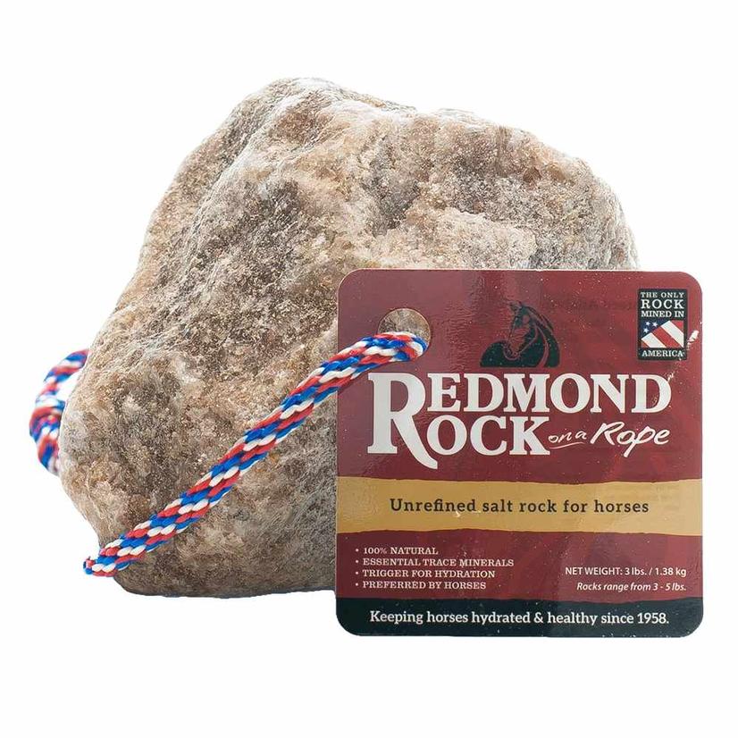 Remond Equine Supplies 3/5lb Redmond Rock on a Rope