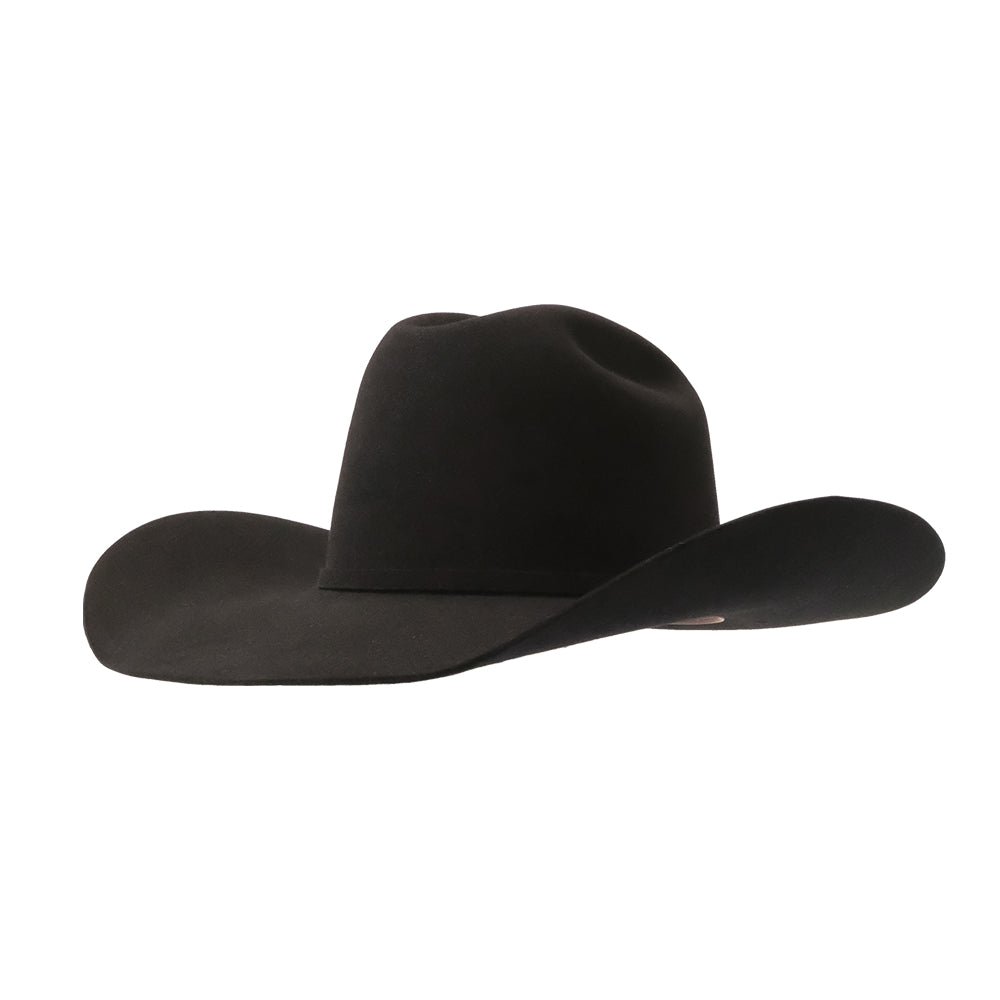 Resistol Hats Hats Resistol Black Five Star Precreased 4 1/4" Brim Felt Hat