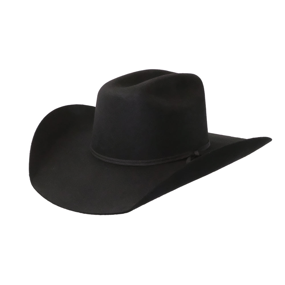 Resistol Hats Hats Resistol Hats Rodeo Jr. Youth Black Wool Felt Cowboy Hat