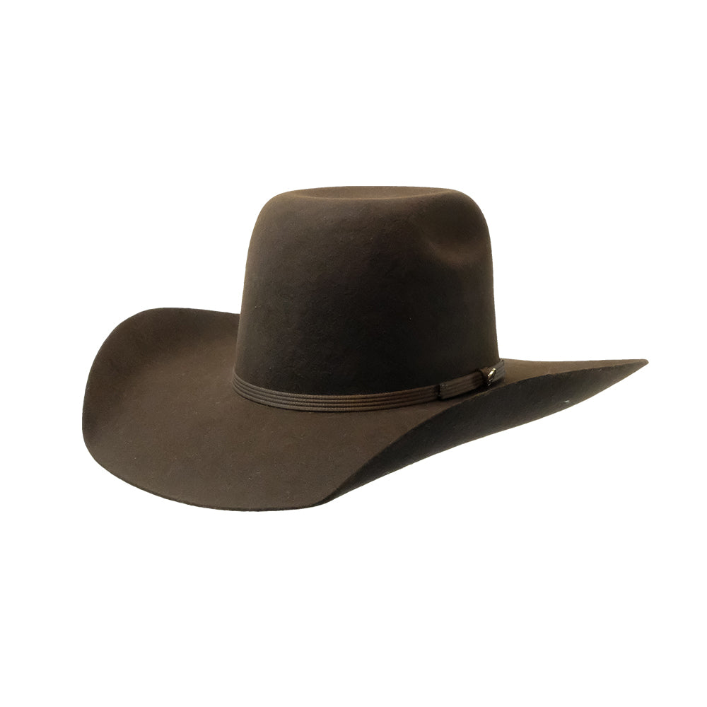 Resistol Hats Hats Resistol Hooey 90 Day Money 4X Chocolate Felt Hat