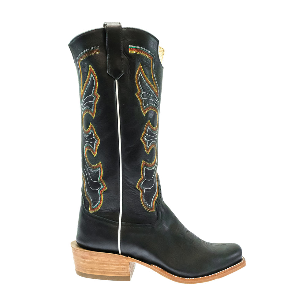 Rios Of Mercedes Footwear Rios of Mercedes Black Waxy Kansas Men's Boots