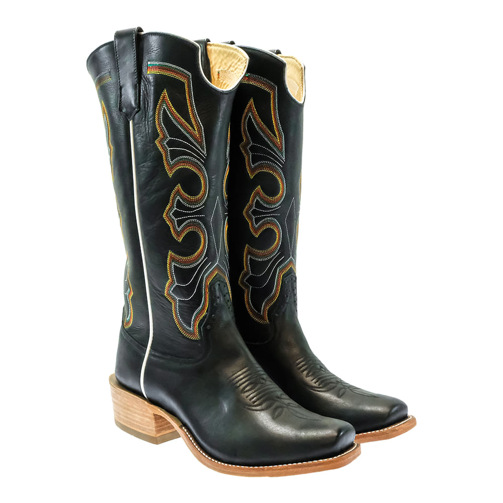 Rios Of Mercedes Footwear Rios of Mercedes Black Waxy Kansas Men's Boots