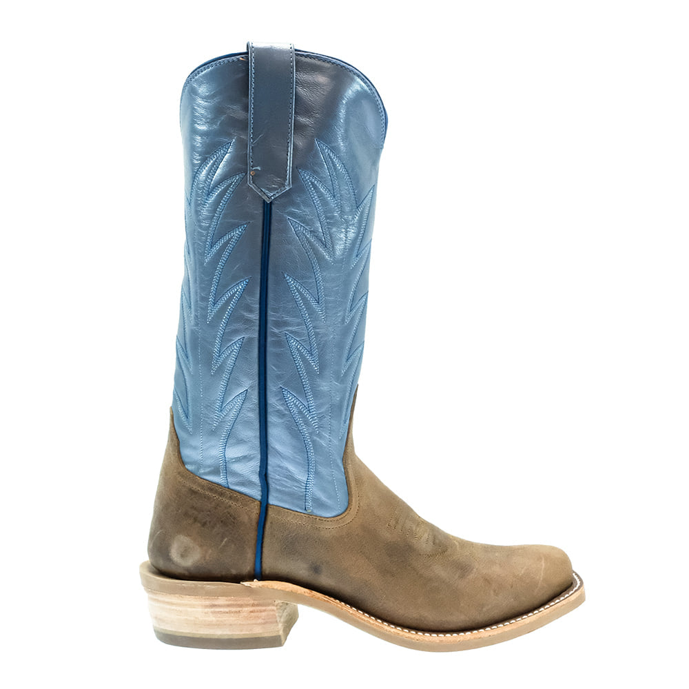 Rios Of Mercedes Footwear Rios Of Mercedes Custom 13" Bellflower Lustre Kidskin Sand Angry Elk Women's Boots
