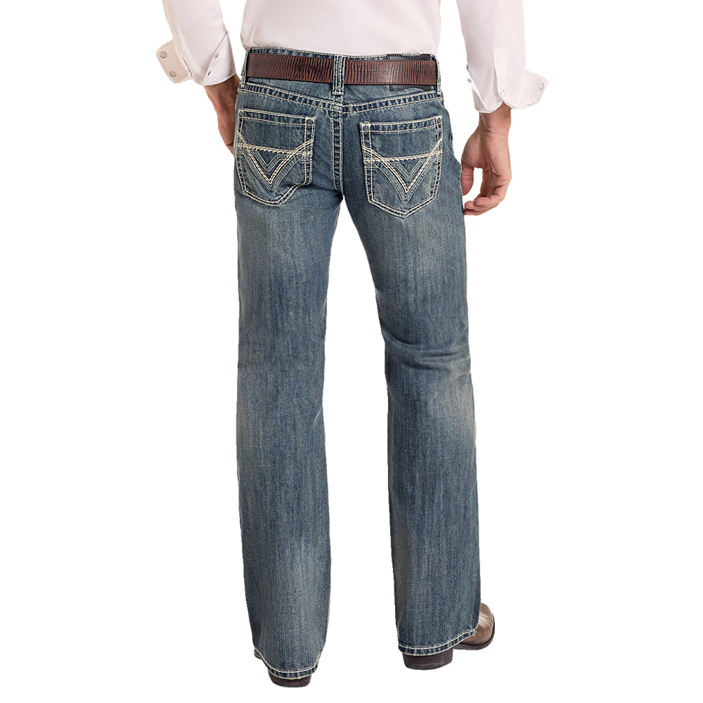 ROCK AND ROLL COWBOY 200 MENS PANTS AND JEANS PISTOL BOOTCUT