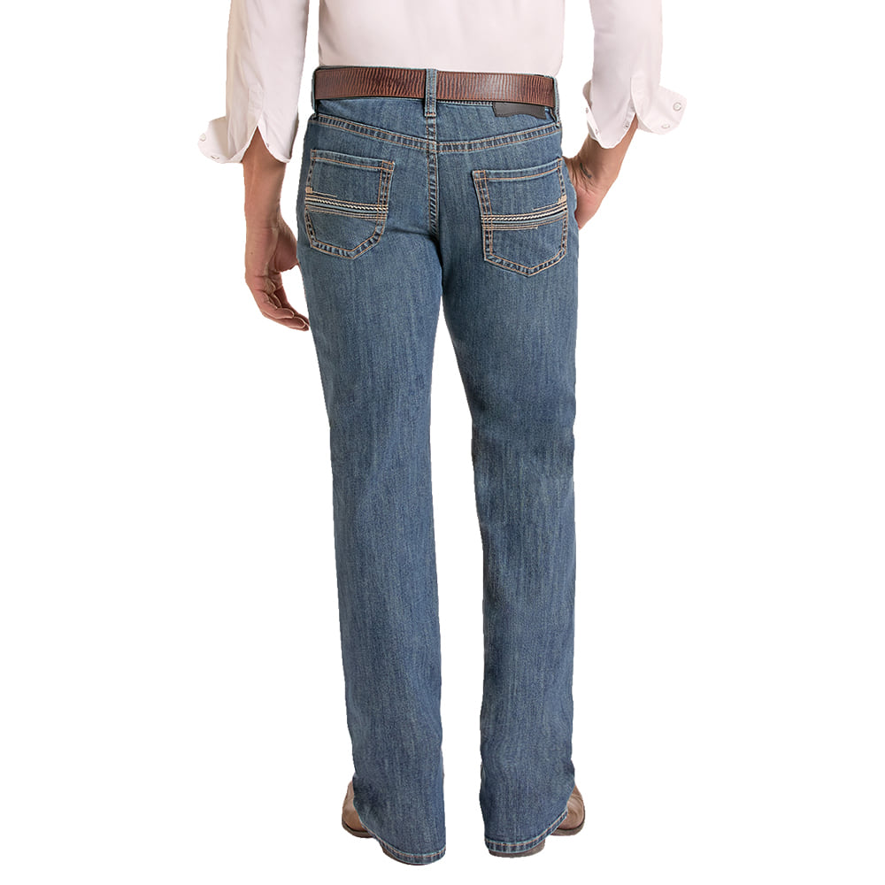 ROCK AND ROLL COWBOY 200 MENS PANTS AND JEANS Straight Embroidery Double Barrel Straight