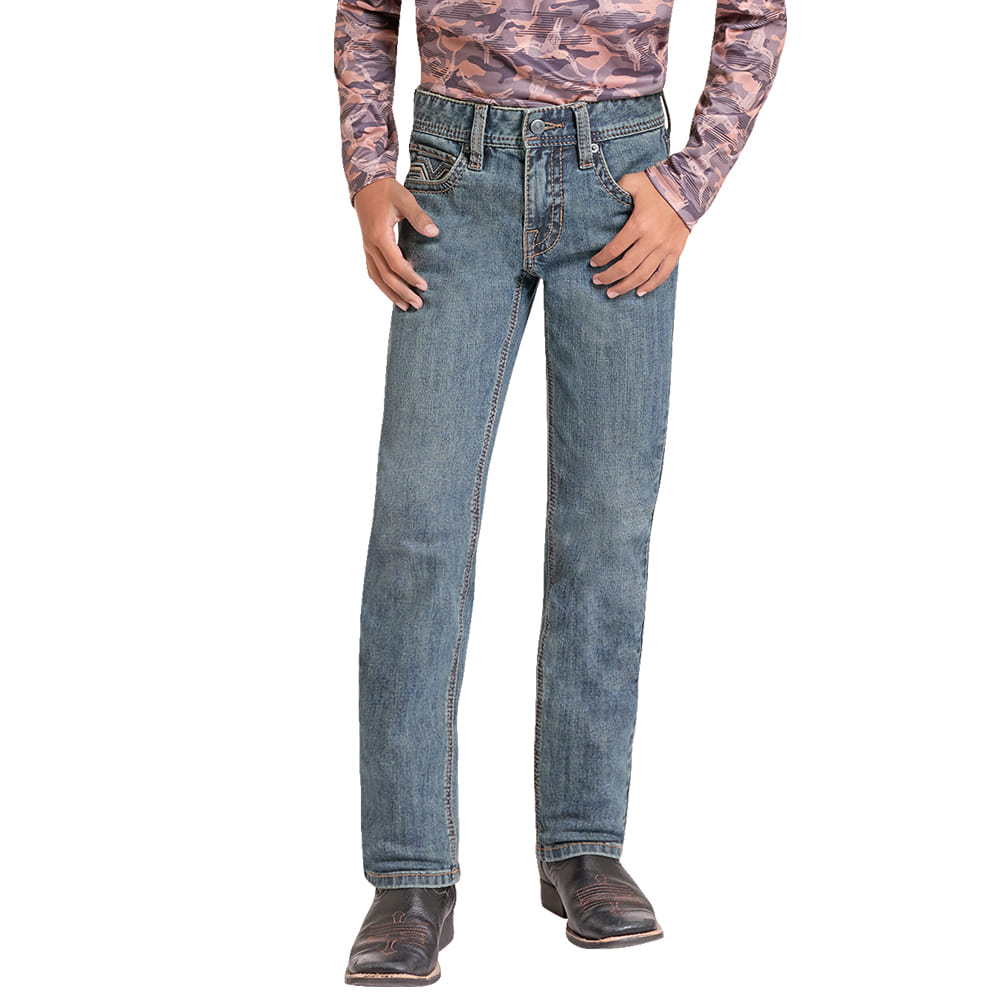 ROCK AND ROLL COWBOY 2000 BOYS PANTS AND JEANS Boys Ladder Stitch Revolver Jean