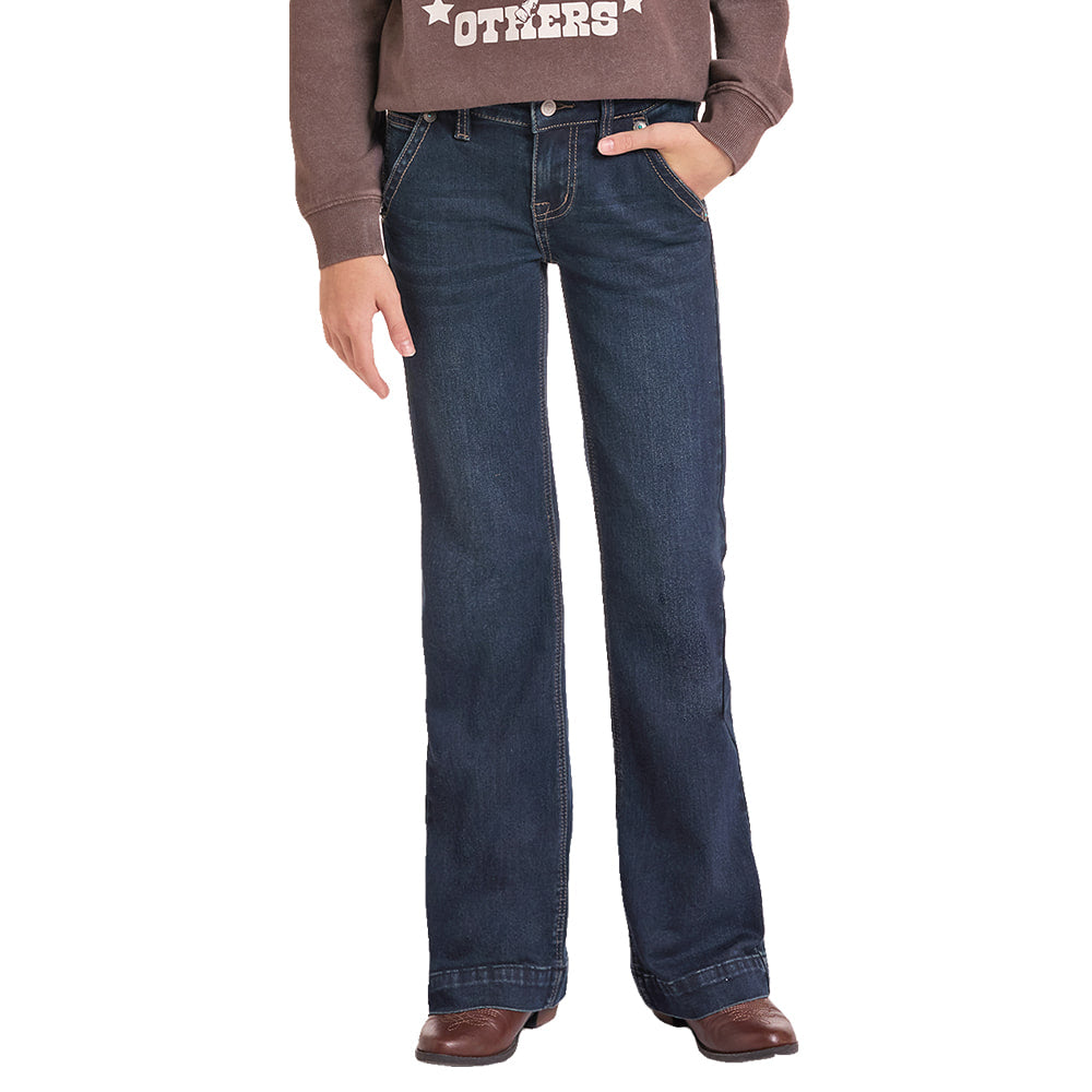 ROCK AND ROLL COWGIRL 2000 GIRLS PANTS AND JEANS Girls Welt Pocket Trouser
