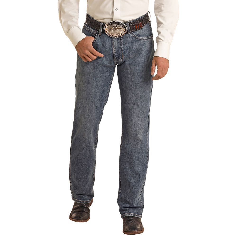 Rock & Roll Cowboy Apparel Rock And Roll Men's Medium Vintage Stackable Relaxed Fit Jeans