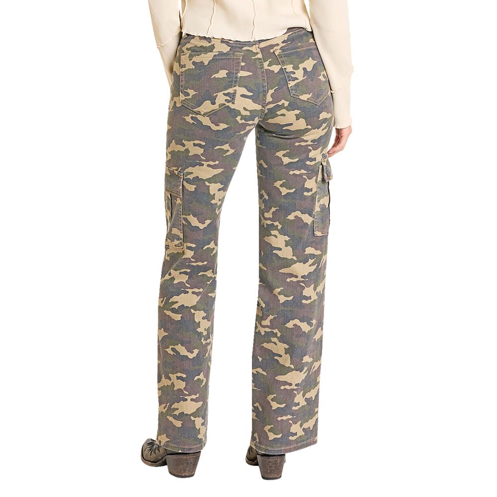 Rock & Roll Cowgirl Apparel Rock & Roll Cowgirl Extra Stretch Camo Women's Cargo Pants