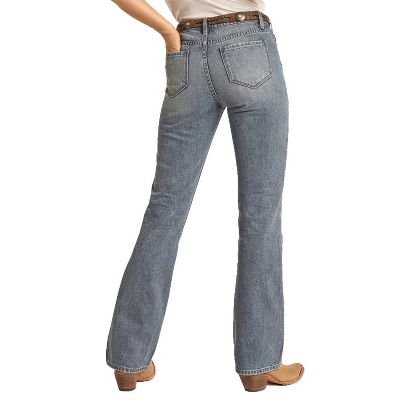 Rock & Roll Cowgirl Apparel Rock & Roll Cowgirl High Rise Women's Bootcut Jeans