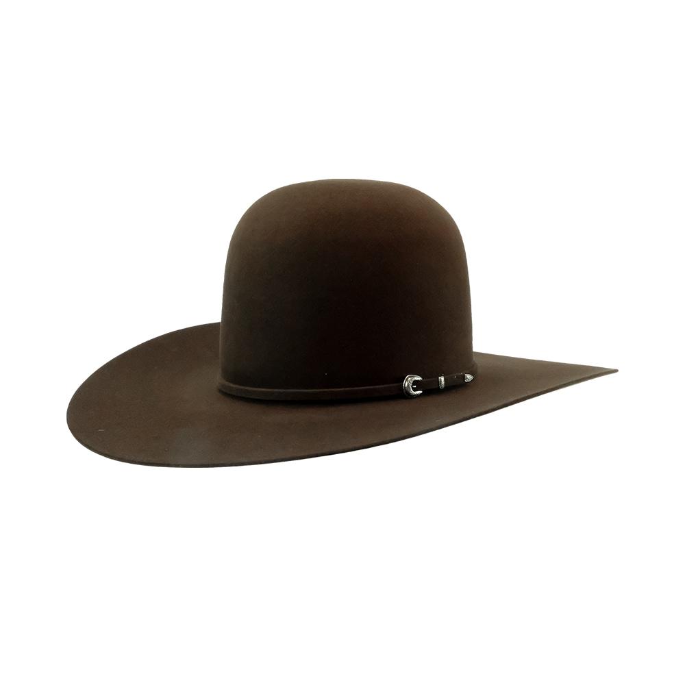 Rodeo King Hats Rodeo King 7X Whiskey 4.5" Brim Open Crown Felt Cowboy Hat