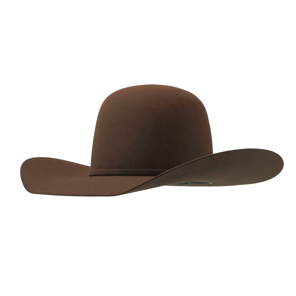 Rodeo King Hats Rodeo King Bull Rider 5X Whiskey 4.25" Brim Precreased Felt Hat