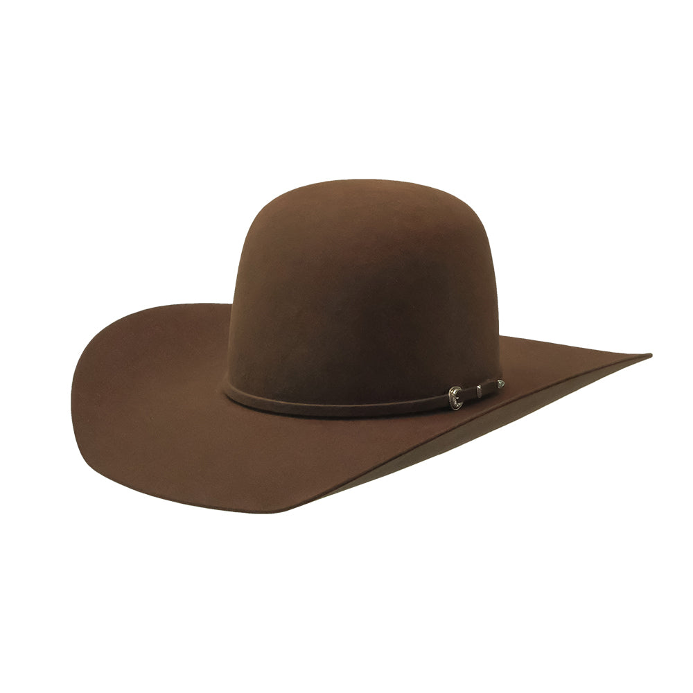 Rodeo King Hats Rodeo King Bull Rider 5X Whiskey 4.25" Brim Precreased Felt Hat