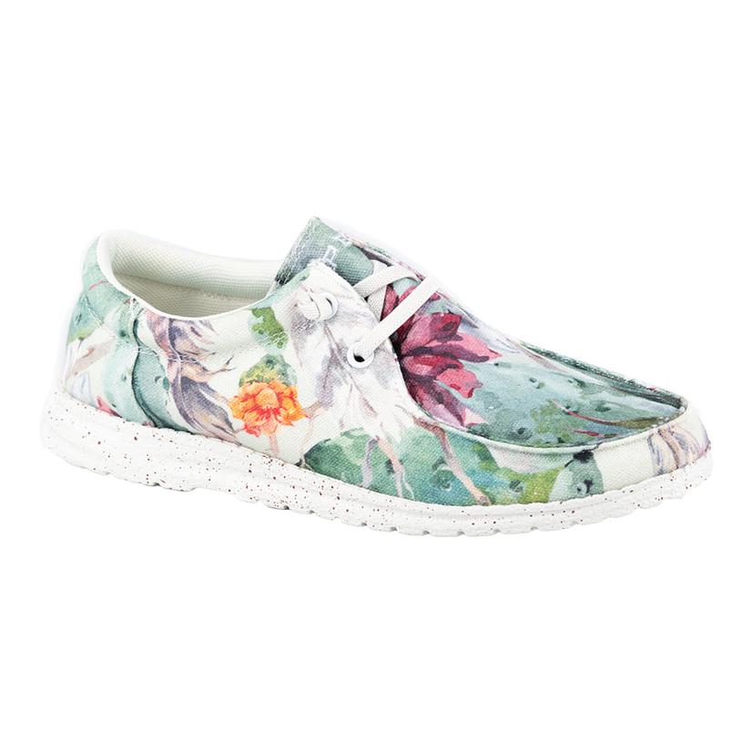 Roper Apparel Roper Cactus Print Hang Loose Women's Shoes