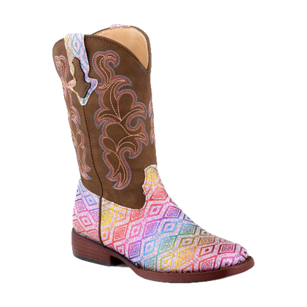 Roper Footwear Roper Maya Pink Glitter Girl's Youth Boots