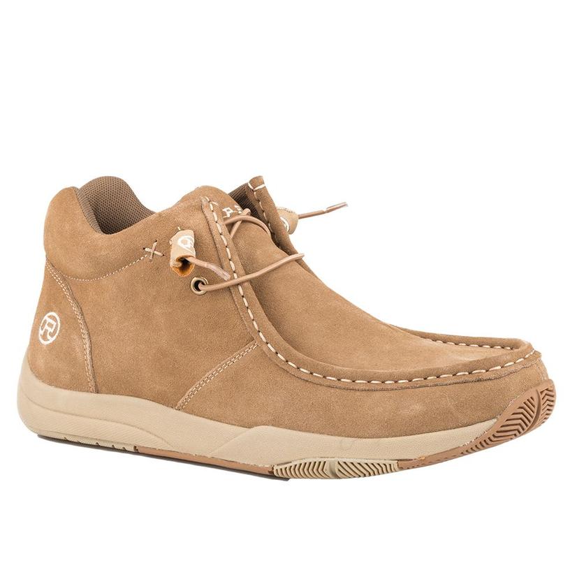 Roper Footwear Roper Tan Suede Leather Men's Chukka Shoes