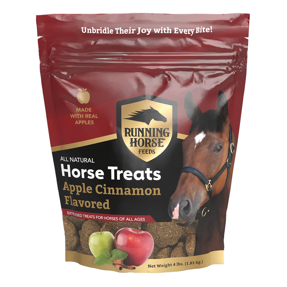 Running Horse Supplies Apple Cinnamon Running Horse Apple Cinnamon 4lbs Bag Horse Treat