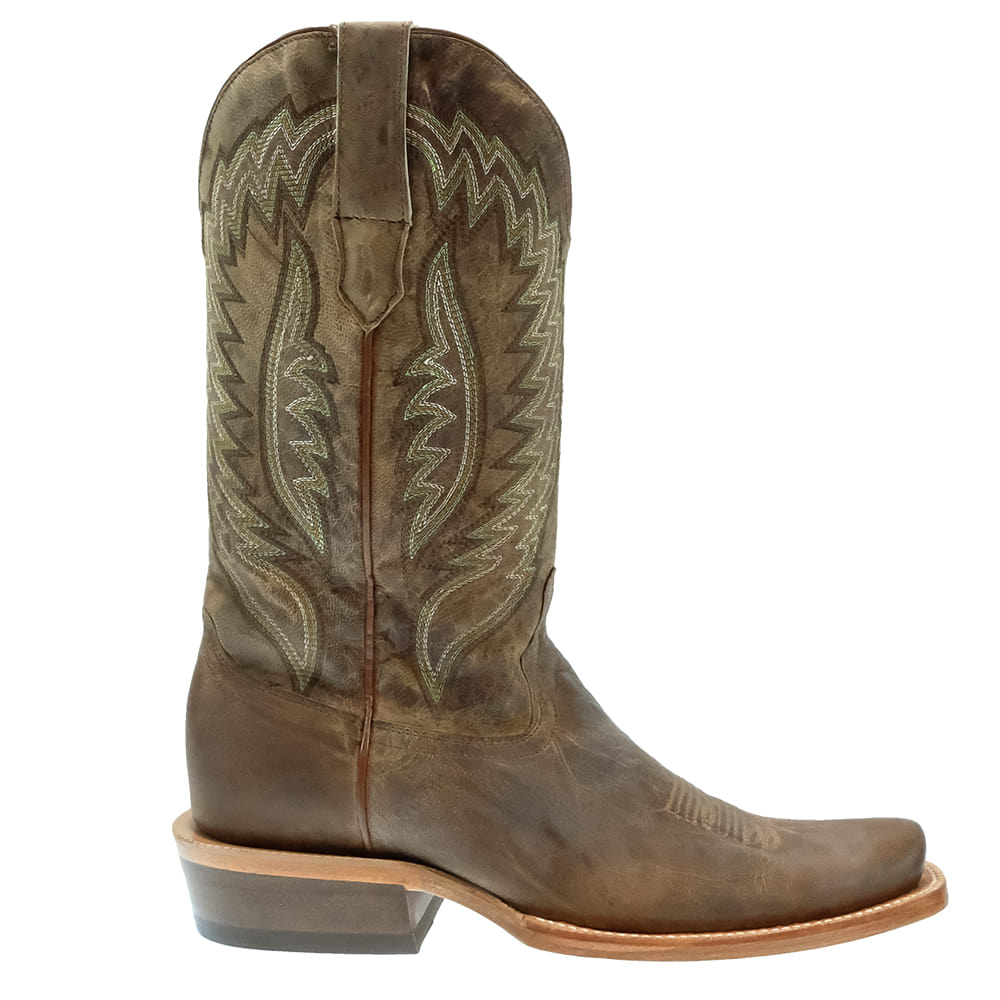 RW Ranch Footwear RW Ranch Mad Brown Cowhide Goat Top Men's Boots