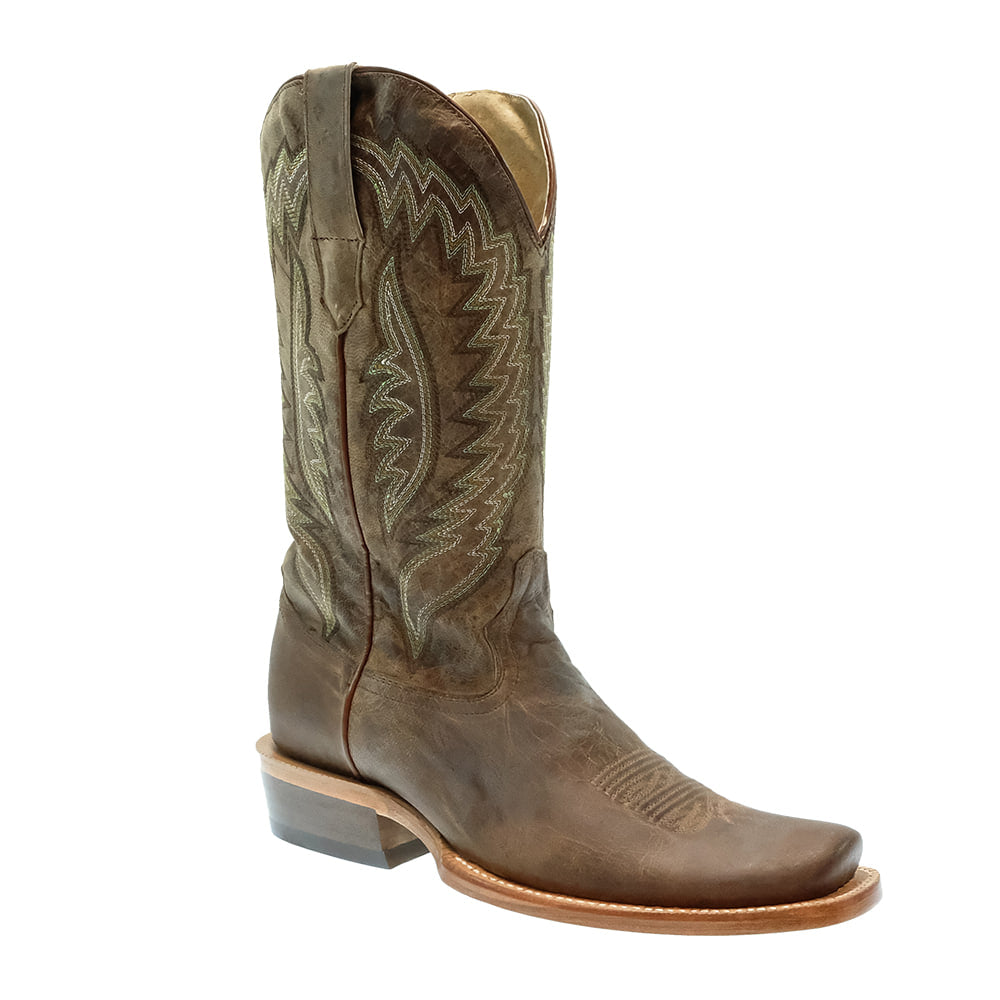 RW Ranch Footwear RW Ranch Mad Brown Cowhide Goat Top Men's Boots