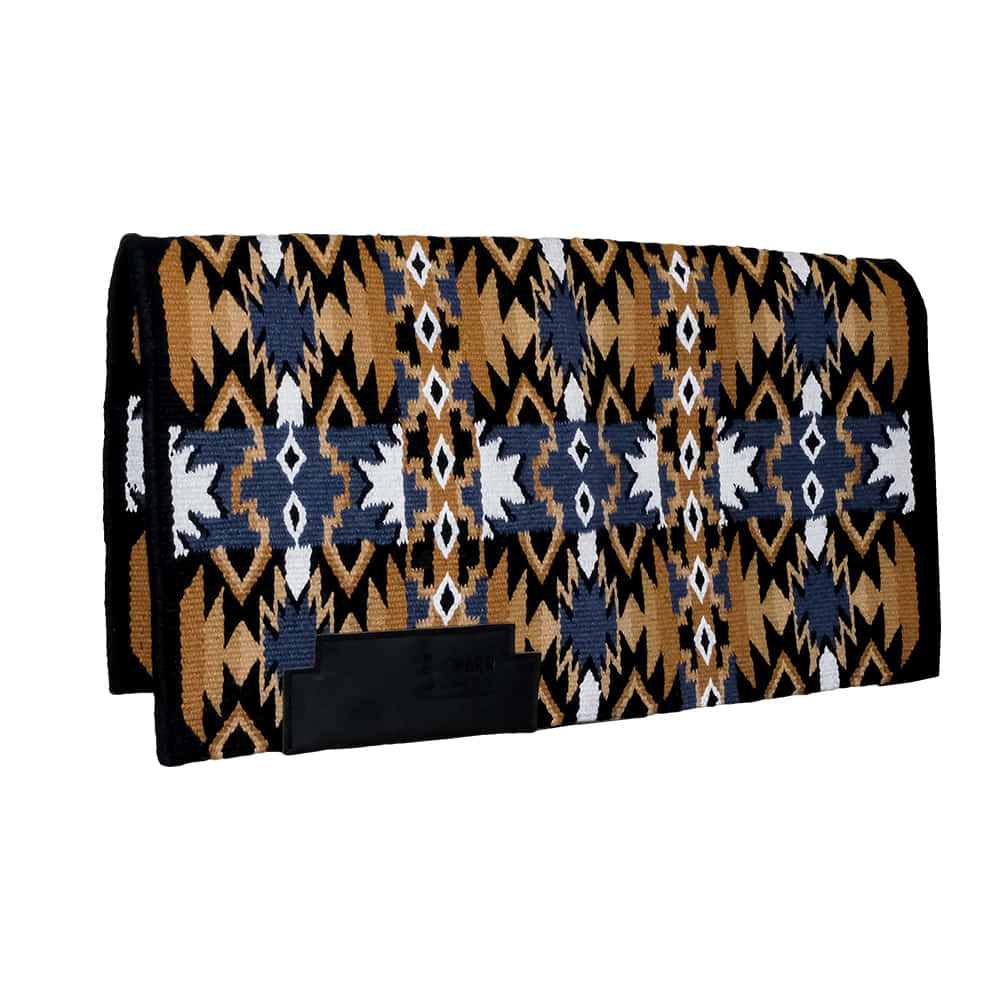 Saguaro Show Pads Tack Saguaro Show Pads Navy Blue and Indian Tan 34" x 38" Beatrice Ranch Pad
