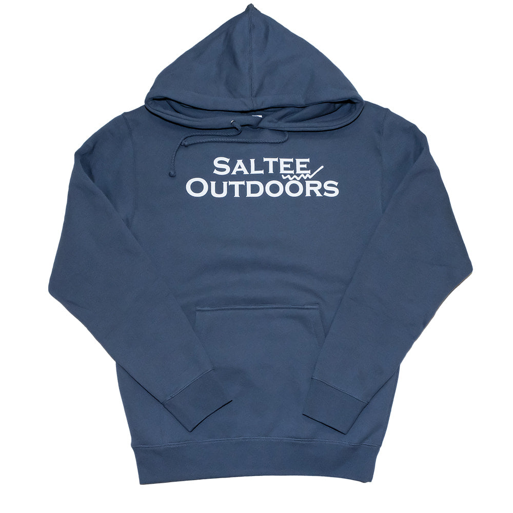 Saltee Outdoors Apparel Saltee Outdoors Blue Long Sleeve Men's Hoodie