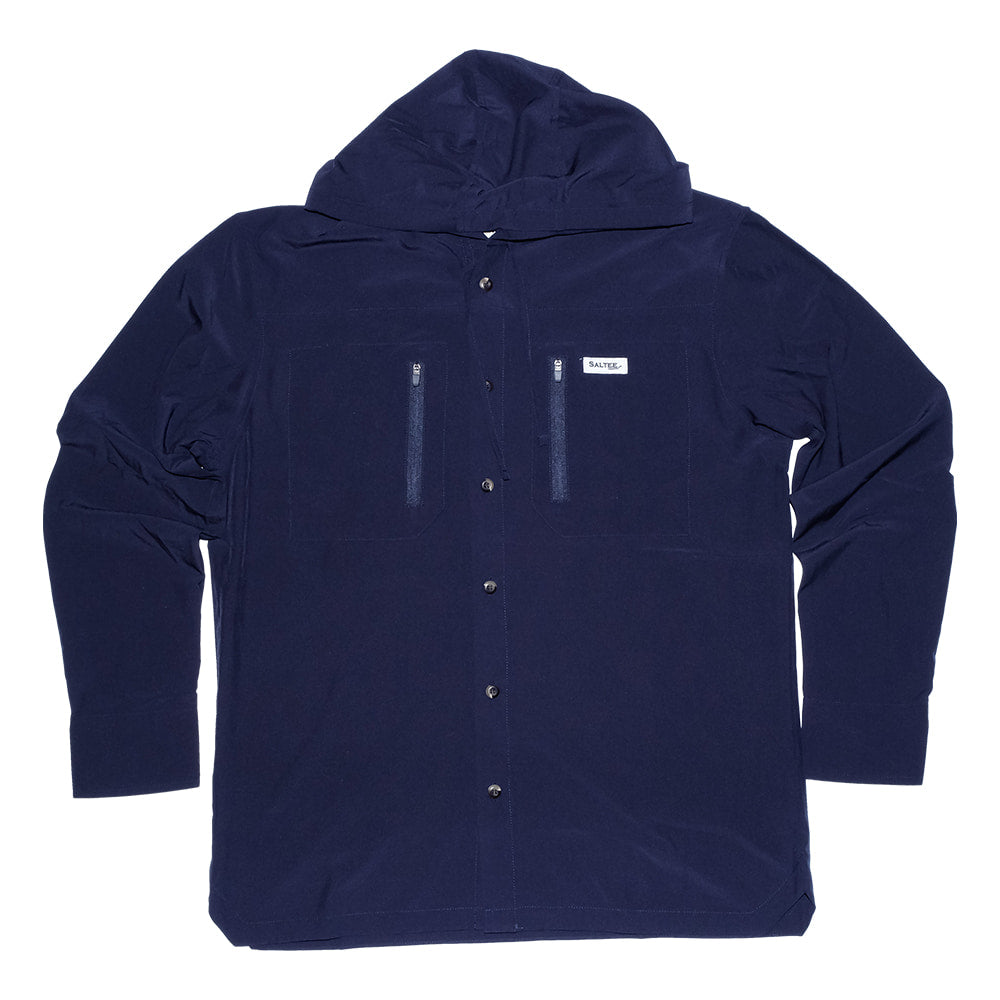 Saltee Outdoors Apparel Saltee Outdoors Hermasilla Navy Performance Long Sleeve Men's Hoodie
