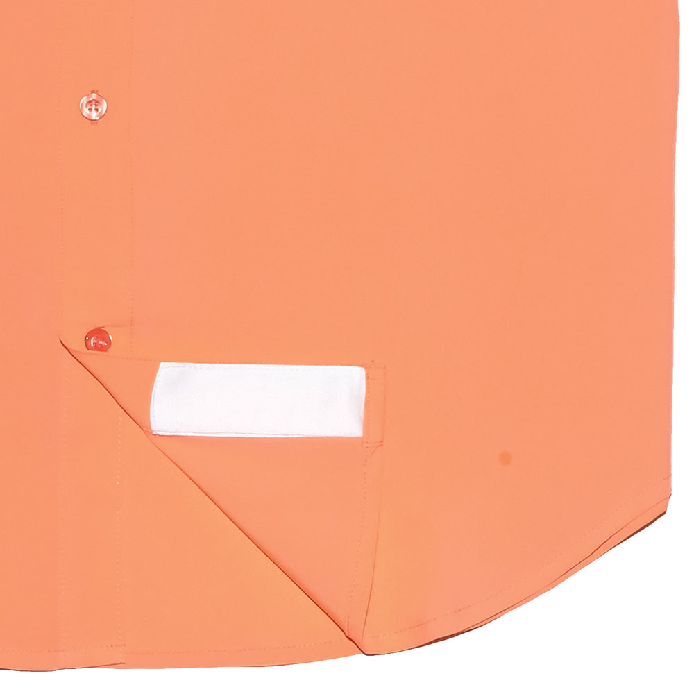 Saltee Outdoors Apparel Saltee Outdoors Jack's Bay Performance Short Sleeve Button-Down Men's Shirt In Candy Orange