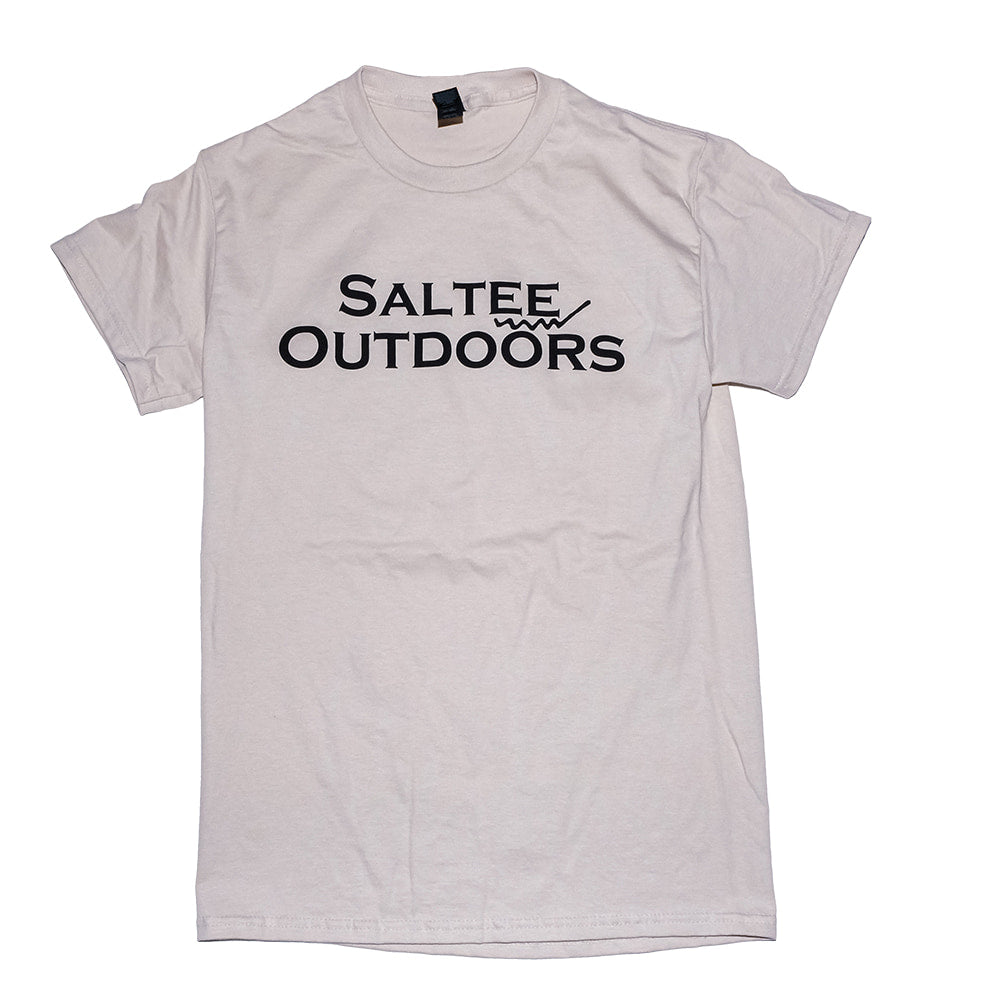 Saltee Outdoors Apparel Saltee Outdoors Sand Men's T-Shirt With Saltee Logo