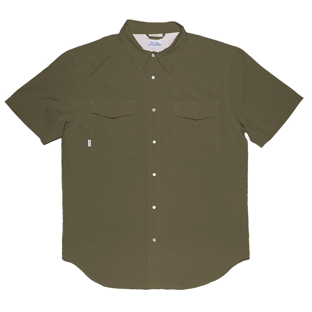 Saltee Outdoors Apparel Wichita WESTERN YOLK HIDDEN SNAP POCKET WITH PEARL SNAPS SS