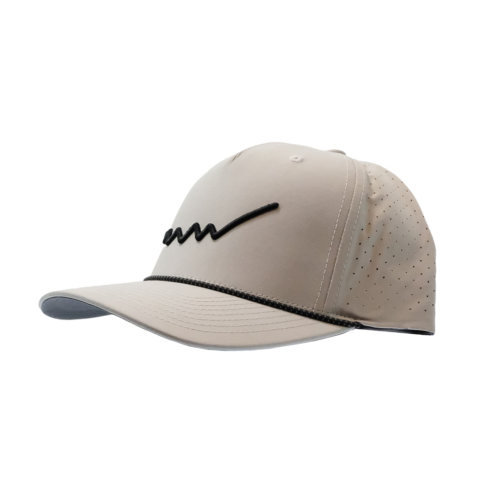 Saltee Outdoors Hats Beige Saltee Outdoors Silver With Black Saltee Wave Cap