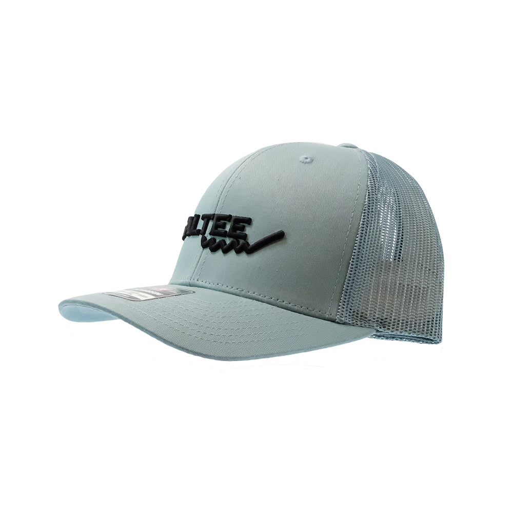 Saltee Outdoors Hats Grey Saltee Outdoors Saltee Wave Cap In Smoke Blue With Wave On Left