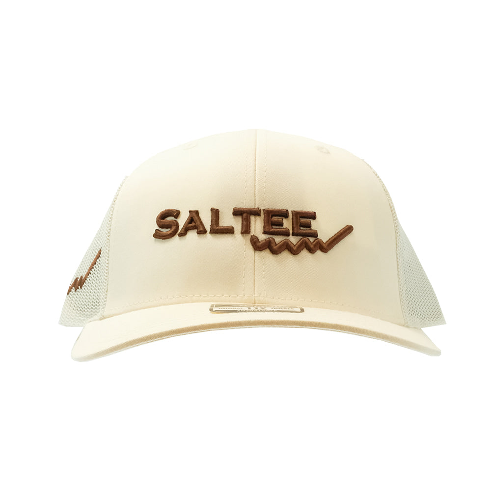 Saltee Outdoors Hats Saltee Outdoors 112 Saltee And Wave In Brown Cap