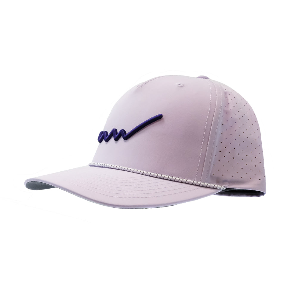 Saltee Outdoors Hats Saltee Outdoors Lilac With White Rope And Purple Saltee Wave Cap