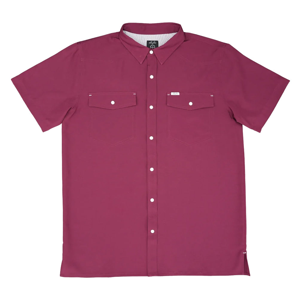 San Jac Outdoors Apparel San Jac Outdoors Boy's Maroon Performance Shirt