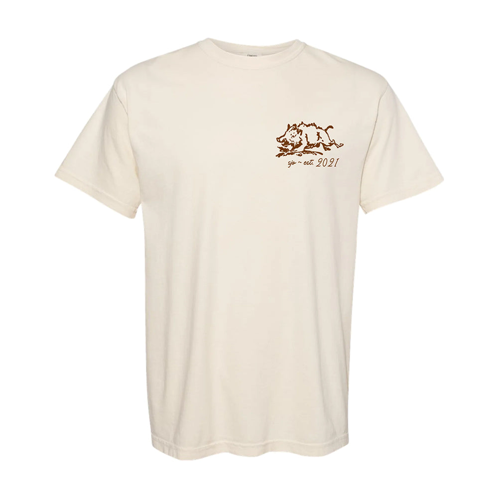 San Jac Outdoors Apparel SanJac Outdoors Sunday T-Shirt in Bone