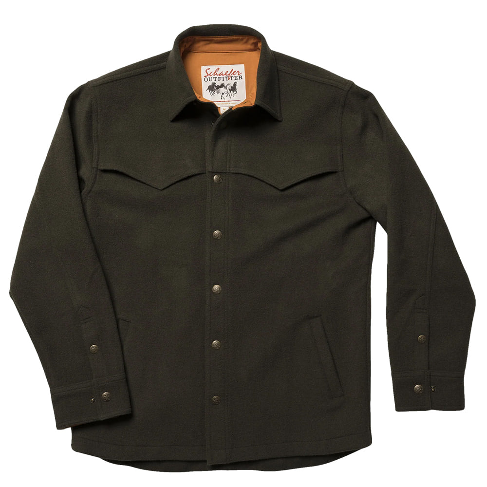 Schaefer Outfitter Apparel Schaefer Outfitter Wool Taupe Men's Overshirt