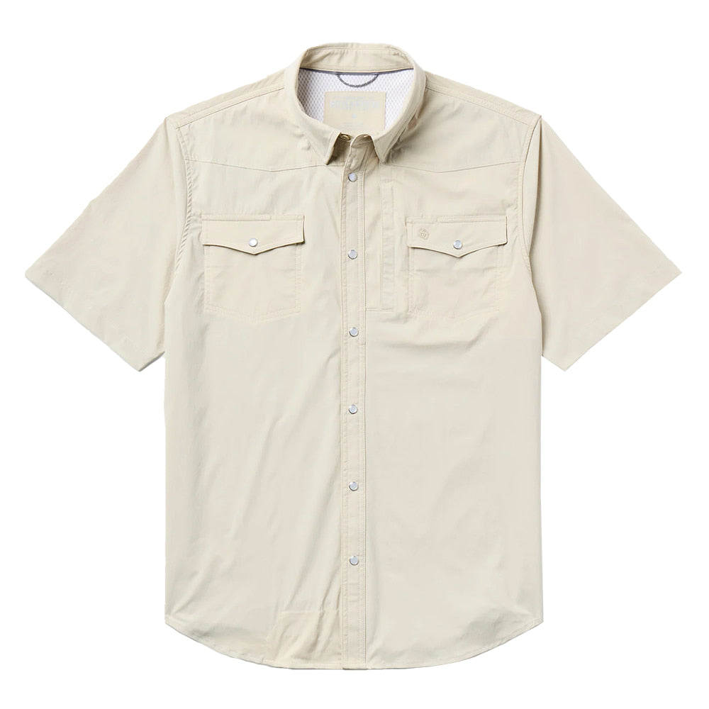 Schaefer Outfitter Apparel Schaefer Outfitters Men's Khaki Range Tek Western Guide Shirt