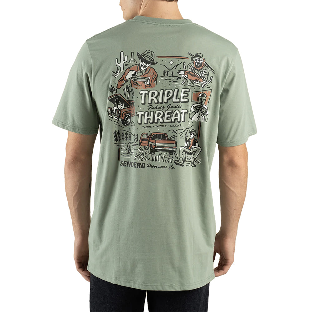 Sendero Provisions Company Apparel Mens Triple Threat TShirt