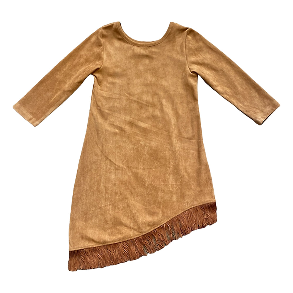 Shea Baby Apparel Shea Baby Girl's Suede Long Sleeve Dress