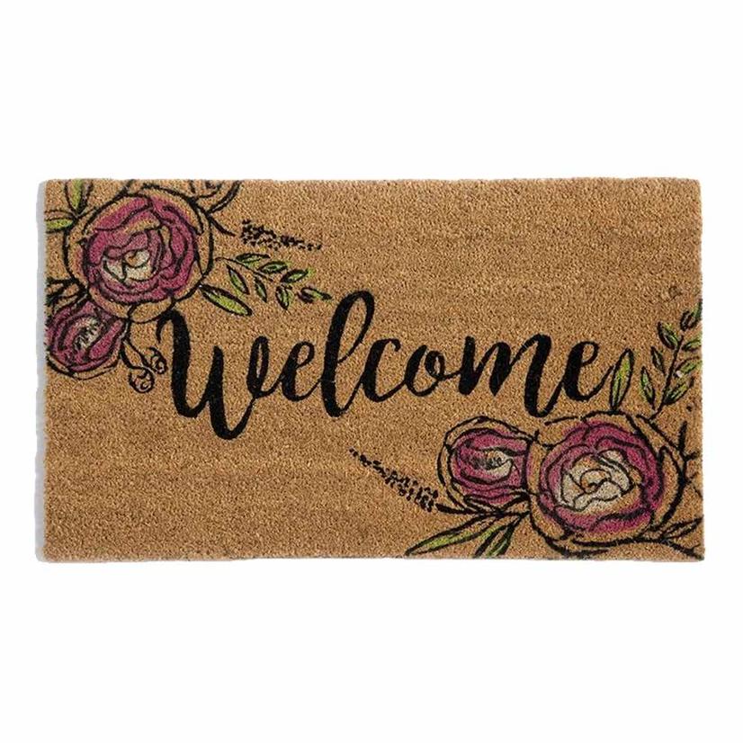 Shiraleah home decor OSFA / NATURAL Shiraleah Welcom Doormat