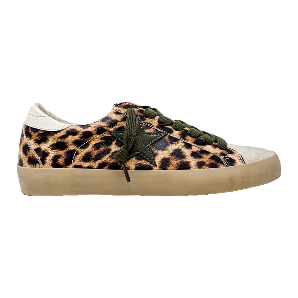 Shu Shop Footwear Shu Shop Paula Green Leopard Women's Shoes
