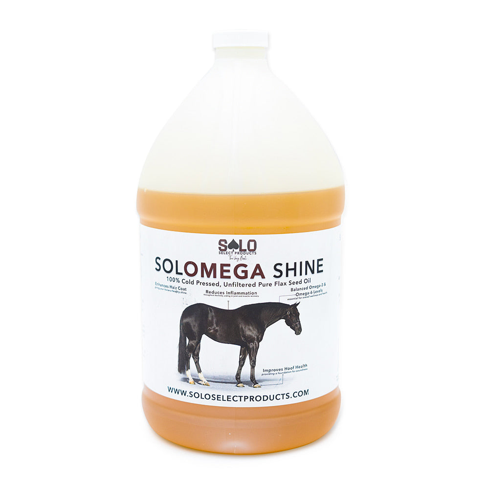 SOLO SELECT PRODUCTS 2000 SKIN AND COAT SoloMega Shine 100 Pure Flax Oil