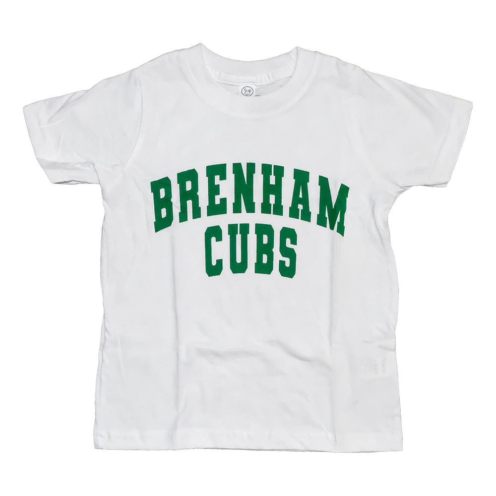 South Texas Tack Apparel 300 INFANTS Brenham Cubs White and Green Toddler Tee