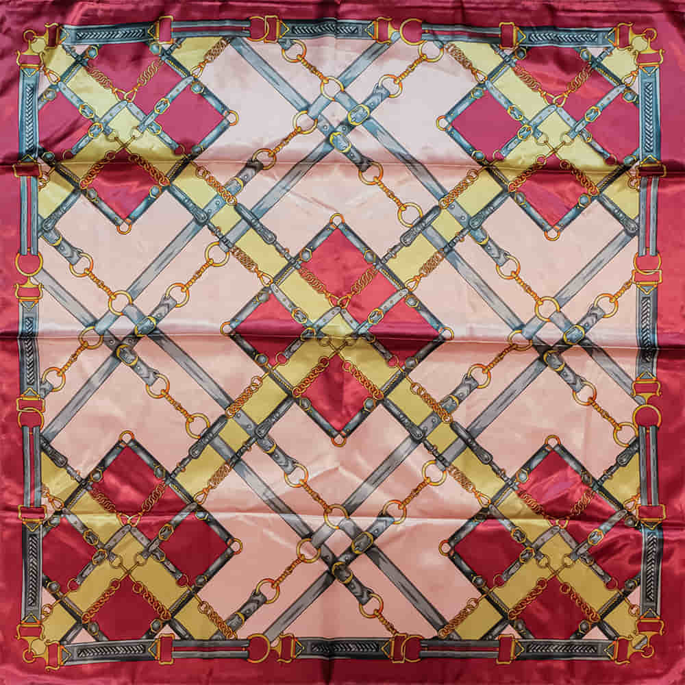 South Texas Tack Apparel Apparel Pink / 35"X35" South Texas Tack Apparel Geometric Pattern Wild Rags